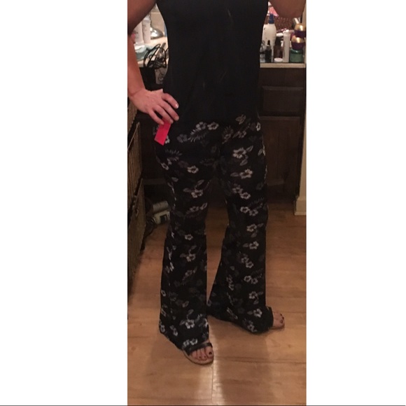 HP🎉Floral print  palazzo pant One size left large! - Picture 8 of 8